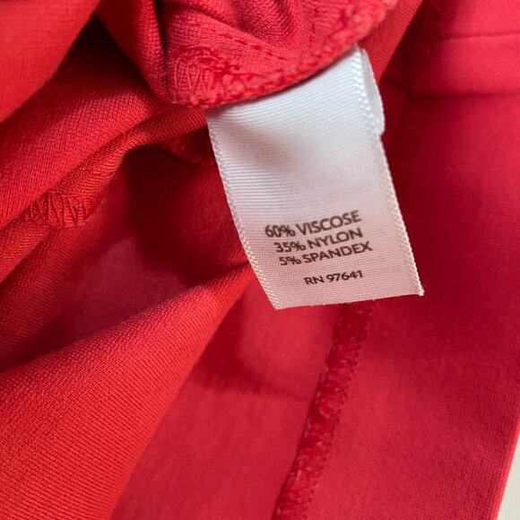 J. Jill Women's Red Pencil Skirt XL Tall - Picture 5 of 5